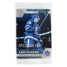 21/22 Topps Now NHL Sticker 441 NICHOLAS ABRUZZESE TORONTO MAPLE LEAFS PRESALE