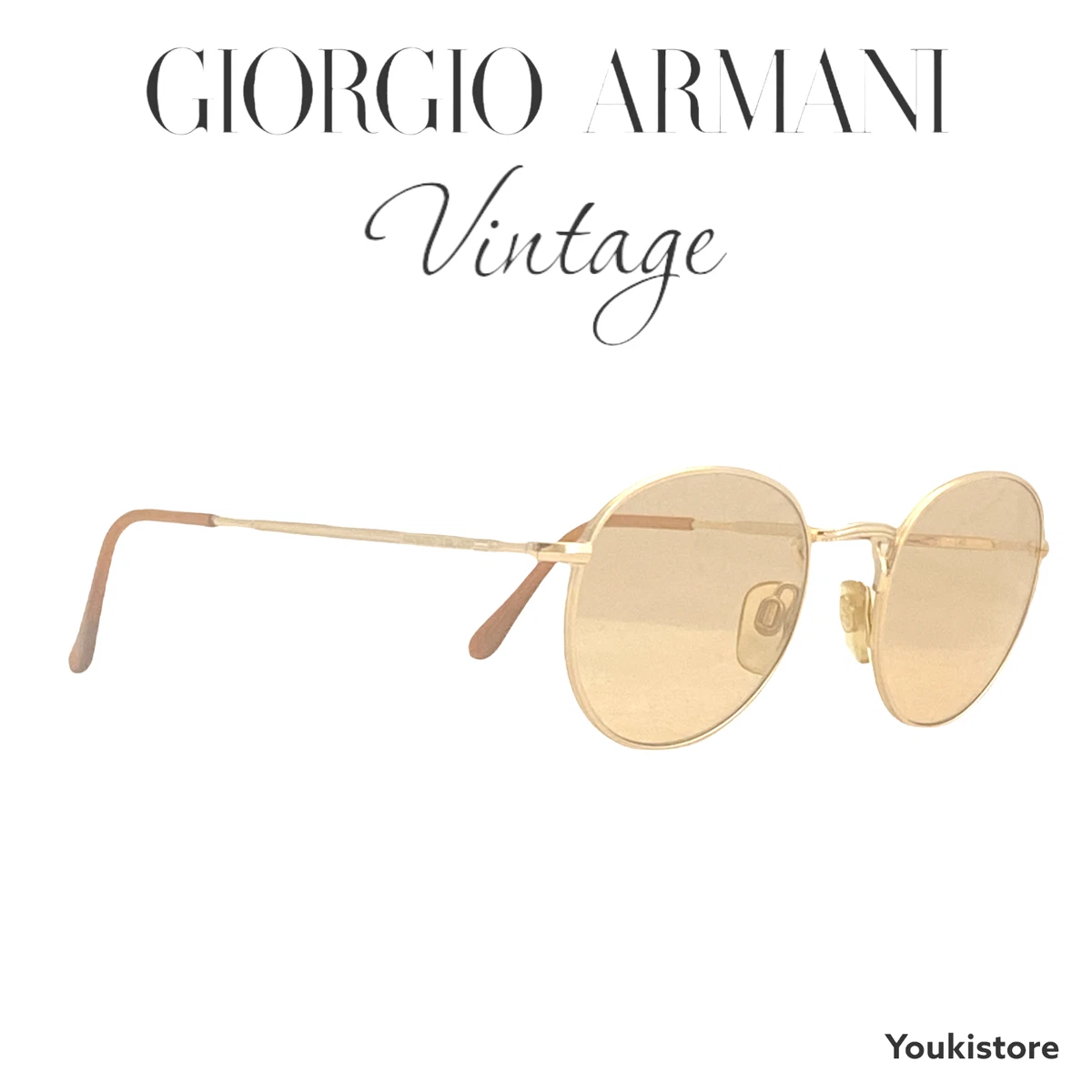 GIORGIO ARMANI occhiali da sole 190 743 47 RARE VINTAGE 80s