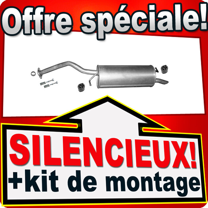 Silencieux arrière Toyota Prius 1.5 Hybrid stop fuite et bruit échappement 2003-2009