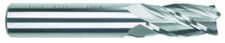 3/8" Solid Carbide 3 Flute END MILL Standard Length Square Center Cutting USA