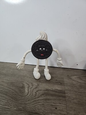 Vintage Nabisco 1998 Oreo Cookie Man 4,5'' Figur biegsam biegsam Spielzeug 