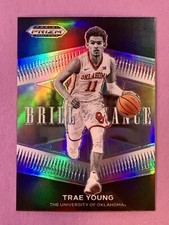 2022-23 Panini Prizm Draft Picks Brilliance Silver Prizm #BR-TY Trae Young