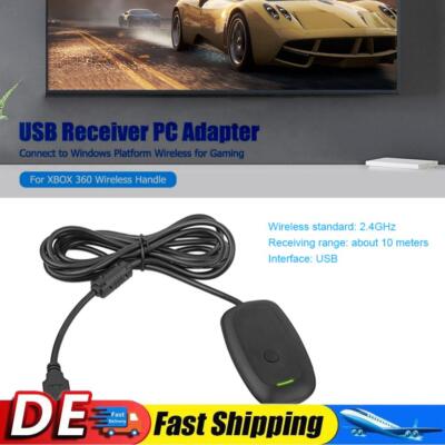 Portable USB Receiver pc Adapter Gaming Accessories for Xbox 360 Wireless Handle