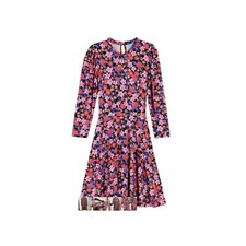 NWT Draper James Abtract Dahlia Fit Flare Midi Dress Party - Size Unknown
