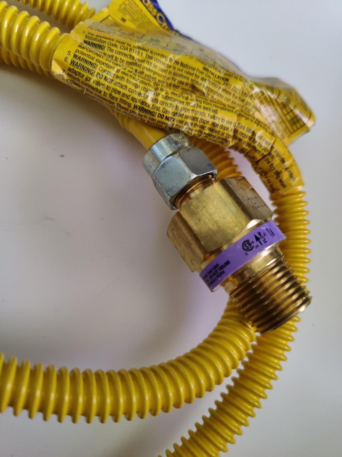 Brass Craft 3/8” OD x 36" CSSL Gas Connector Dryer/ Space Heater eBay