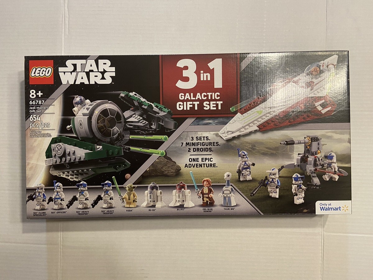 Lego Star Wars Jedi Masters Gift Set 3 Epic Builds in 1 Box Toy