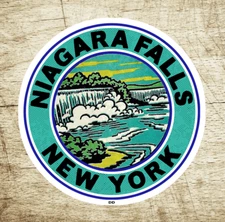 Niagara Falls 3" Decal Sticker New York Vintage Style