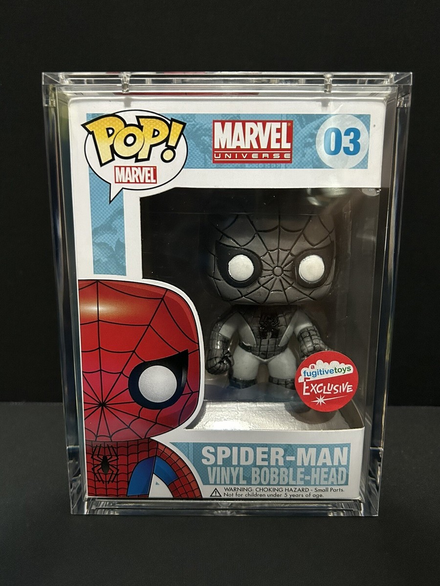Funko Pop Marvel Spider Man # 03 Fugitive Toys Exclusive w/ Pop