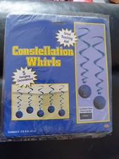 Pack De 5 Remolinos Colgantes Colores Constelación Decoración Fiesta O Enseñanza 