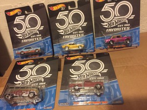 hot wheels 50th anniversary favorites set