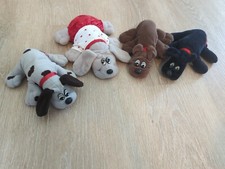 Vintage Pound Puppies 1980s Tonka 8  Plush Toy Lot With Outfit