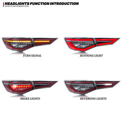 Tail Light Set For 2020-2023 Nissan Sentra LH RH Inner Halogen Assembly