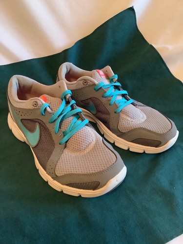 Nike Flex Experience RN2 Running Shoes, #599572-003, Gray/Teal/Pink Women's  8 | eBay