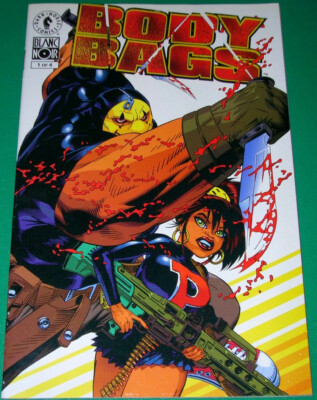 BODY BAGS #1 - BLACK WHITE - DARK HORSE COMICS (SEP 1996)