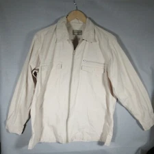 Scandia Woods Jacket  Mens Medium Beige Full Zip 434
