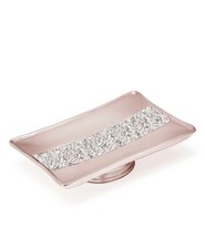 Popular Bath Sinatra Blush Bath Accessories Soap Dish - 2"H x 5"W x 3"D
