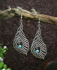 2.5 Silver-tone Earring Set Bohemian Retro Drop Dangle Hook New Free Ship 7516