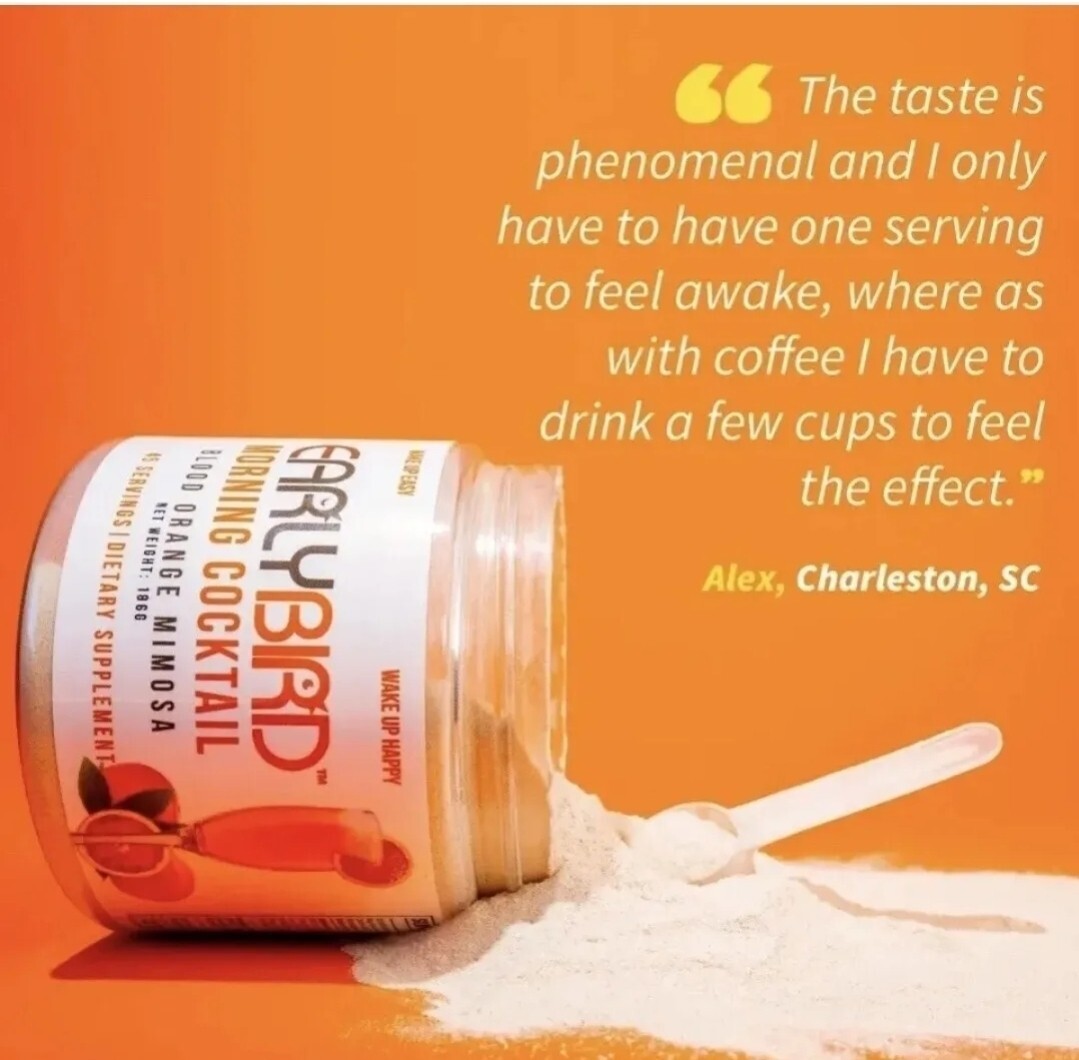VERIFIED SELLER🧡EarlyBird Morning Cocktail, CleanEnergy, MoodEnhancer, INSTOCK eBay