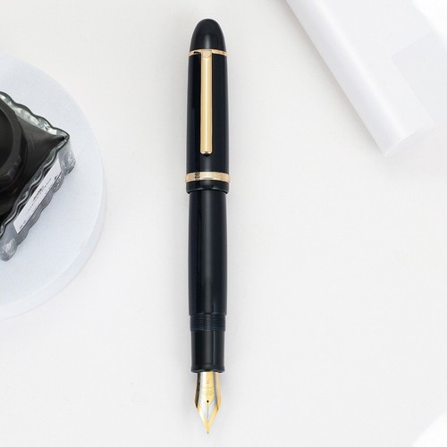 JinHao X159 Acrylic Fountain Pen Metal Gold Silver Clip Fine 0.5mm Nib WritingTB - Picture 11 of 44