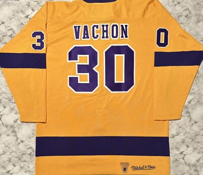 Authentic Vintage Mitchell & Ness NHL LA Kings Rogie Vachon Hockey