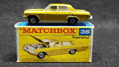 Matchbox Superfast 36 Opel Diplomat with Box