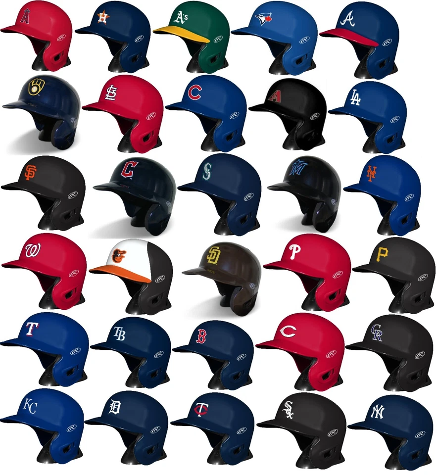 Rawlings Baseball S100 MLB Mini Batters Batting Helmet (PICK YOUR TEAM) - Image 3 of 3