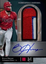 2024 Topps Momentous Material BRYCE HARPER JUMBO PATCH & SIGNATURE DIGITAL CARD
