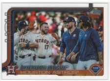 2025 Topps Series 1 Houston Astros Celebration Clear Acetate SSP Card #'d /10