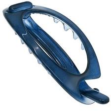 Paris CP3116 French Hair Barrette Clip, Flexible Ponytail Holder No Blue 3.5"