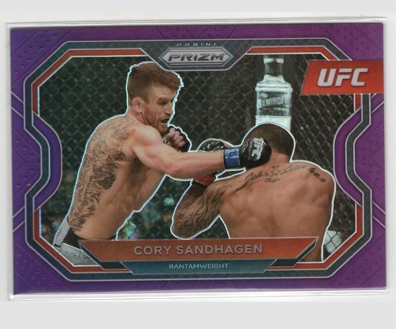 2021 Panini Prizm UFC Cory Sandhagen Purple Prizm /149