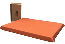 Memory Foam Pet Bed Pillow Waterproof Washable Cover for Medium Large Dog - Rust