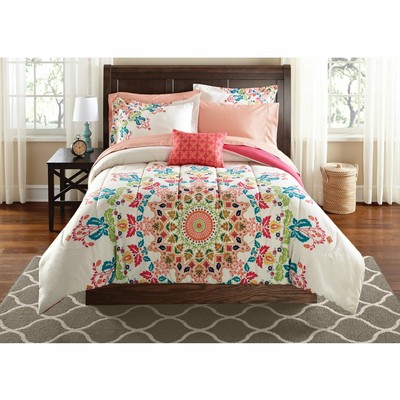 8 Piece Comforter Set Full For Girls Teen Size Bedding Rainbow
