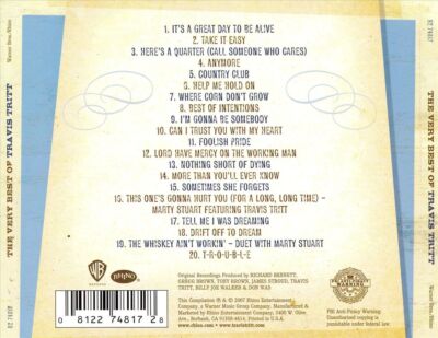 TRAVIS TRITT - THE VERY BEST OF TRAVIS TRITT NEW CD