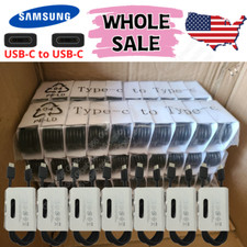 Bulk USB-C to USB-C Fast Charge Cables Quick Type Lot For Samsung Charging Cord