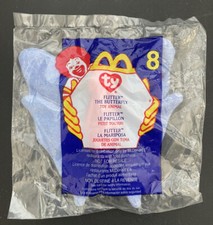 McDonald’s & TY Teenie Beanie Babies - "Flitter the Butterfly" (2000) ~ New !