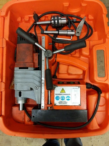 Alfra Rotabest midi 50/50 magnetic drill press core slugger and MT2 chuck 2"