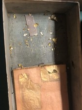 Gold Leaf Kit New Full Box Brass leaf 20 plus sheets Genuine gold leaf, Brushes