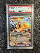 2025 Pokemon Pre En Evoluzione Prismatica Scatola Sorpresa Esclusiva Flareon Ex PSA 9