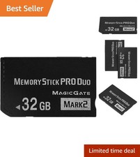Lightweight 32GB Mark 2 Memory Stick Pro Duo - Fast Data Transfer Solution