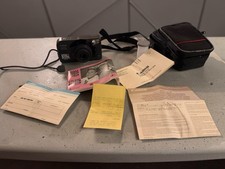 Canon Sure Shot Zoom Max 38-76mm Case Film Tested Works New Batteries Booklet