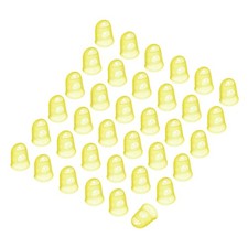 36Pcs Finger Tip Covers Extra Large Cots Protectors Gloves Caps Yellow
