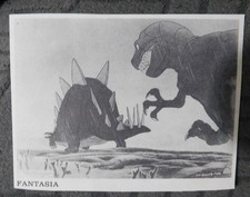 Fantasia photo animated film / Walt Disney / 1940 -- book clipping