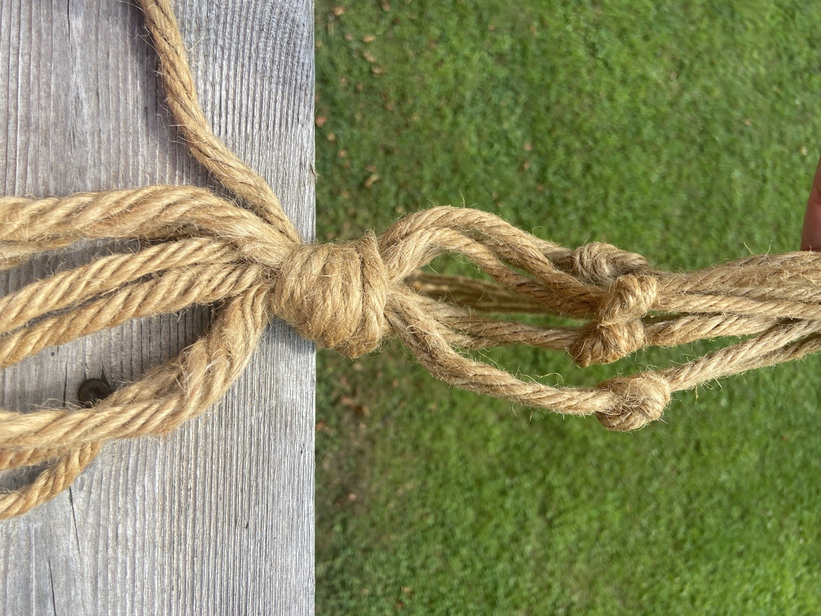 Lot Of 2 Macrame Plant Hangers 39 In Binder Twine Boho Vintage