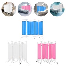 5-Panel Modern Medical Privacy Screen Portable & Foldable Medical Room Divider