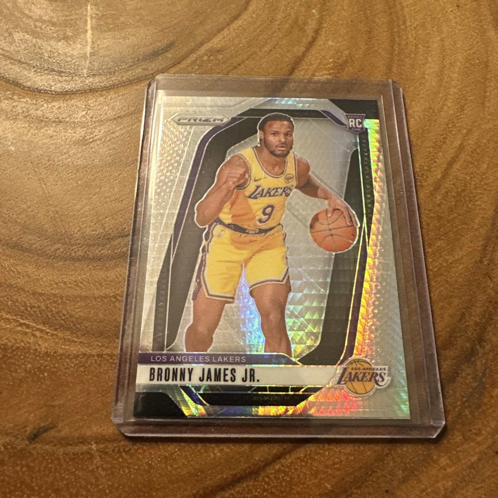 2024-25 Panini Prizm - Bronny James #243 Hyper Prizm (RC)