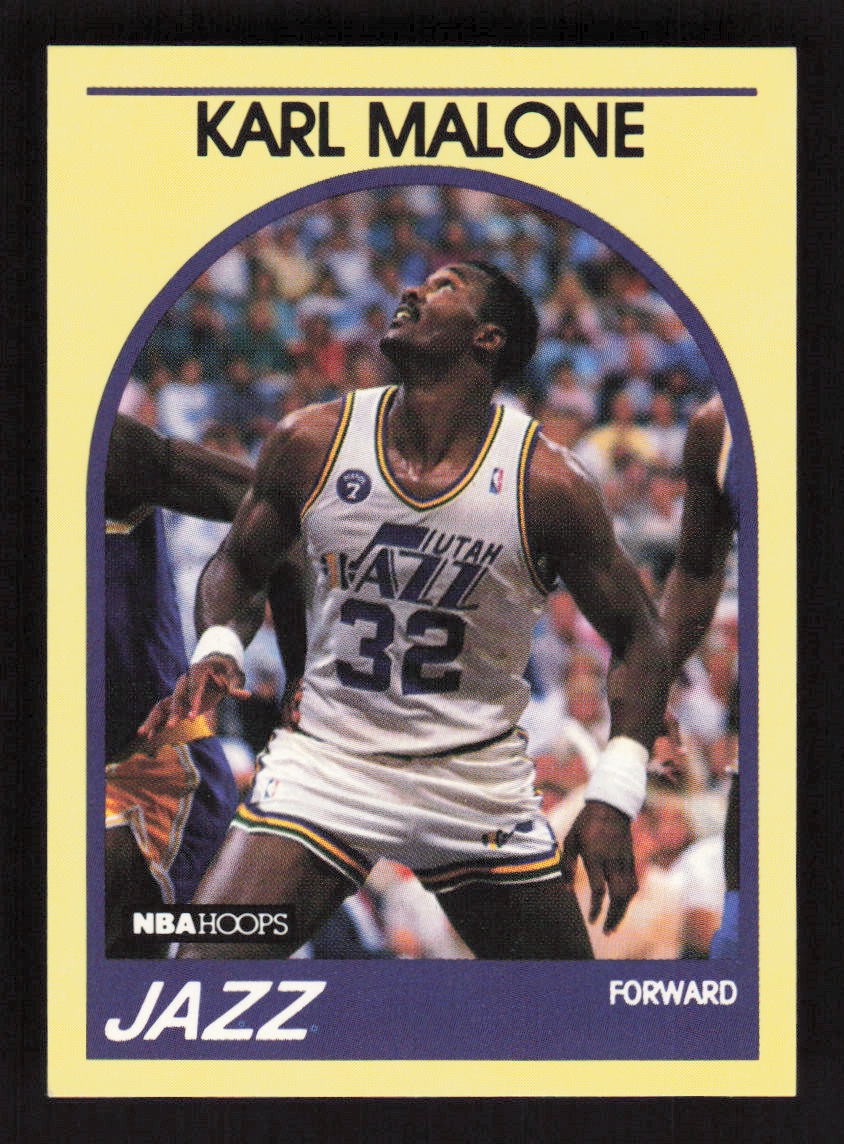 Karl Malone 1989-90 Hoops Superstars #94 Utah Jazz