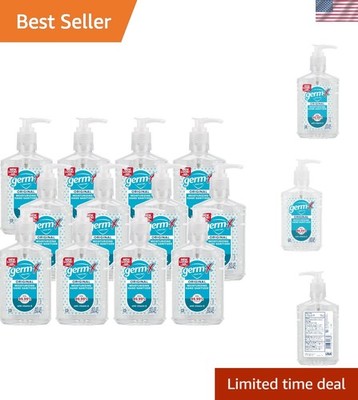 Moisturizing Hand Sanitizer, 8 Fl Oz (12 Bottles)   Kills 99.99% Germs