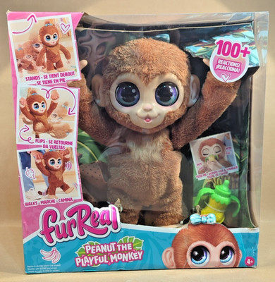 Hasbro FurReal Friends Peanut the Playful Monkey Interactive Pet Toy NOS
