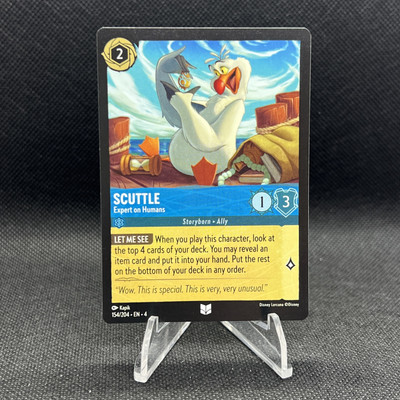 Scuttle Expert on Humans Disney Lorcana Ursula's Return EN4 Regular 154/204