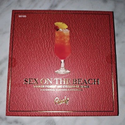 Rude Sex On The Beach Eyeshadow Palette Cocktail Party Collection Blitzed Buzzed
